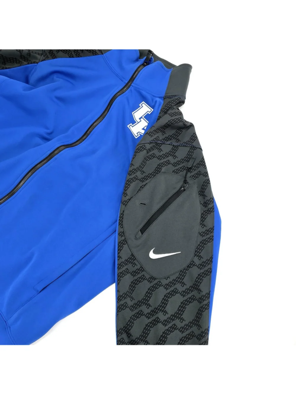 Y2K Nike Dri Fit Kentucky Wildcats Track Jacket Mens M Blue NCAA Full Zip